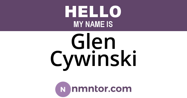 Glen Cywinski