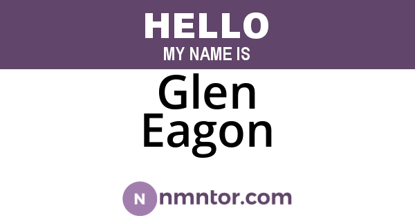 Glen Eagon