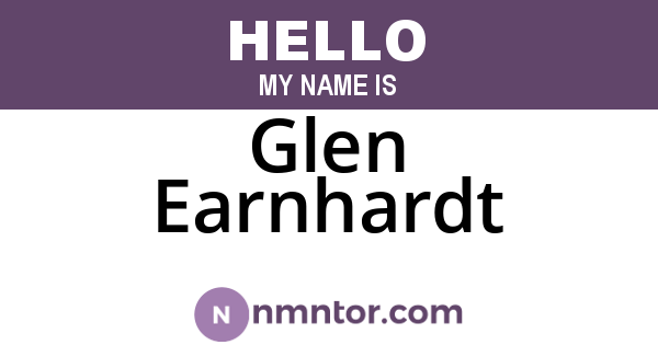 Glen Earnhardt