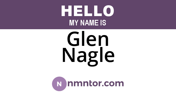 Glen Nagle