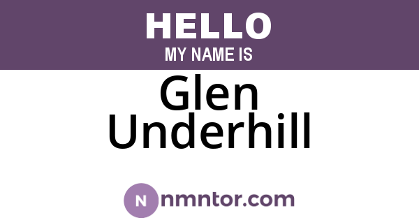 Glen Underhill