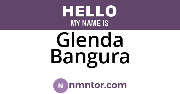 Glenda Bangura