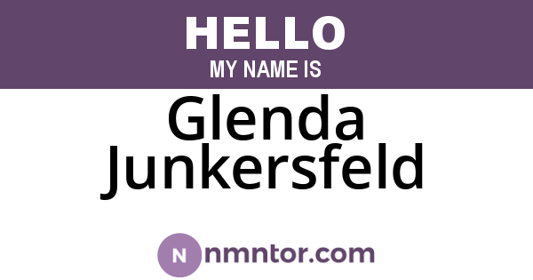 Glenda Junkersfeld