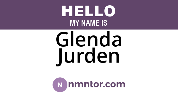 Glenda Jurden