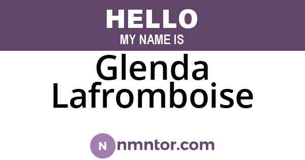 Glenda Lafromboise