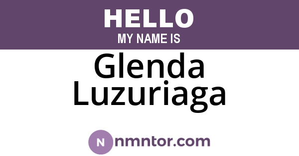 Glenda Luzuriaga