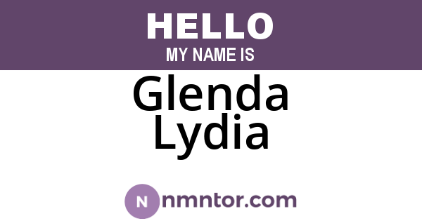 Glenda Lydia