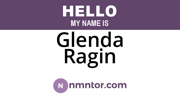 Glenda Ragin