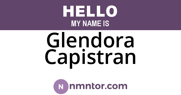Glendora Capistran