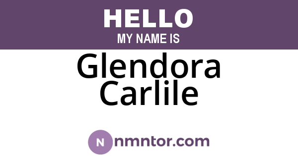 Glendora Carlile