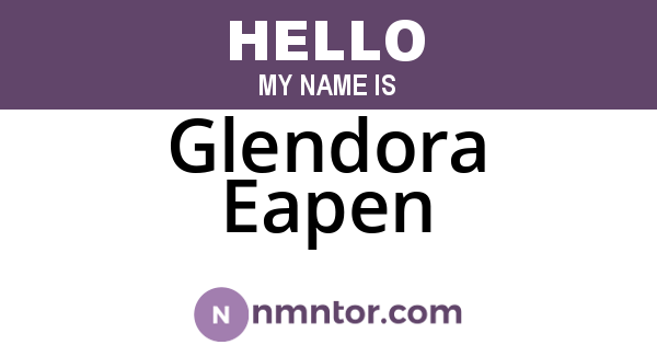 Glendora Eapen