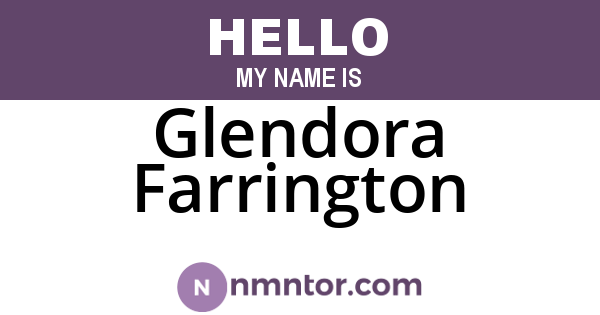 Glendora Farrington
