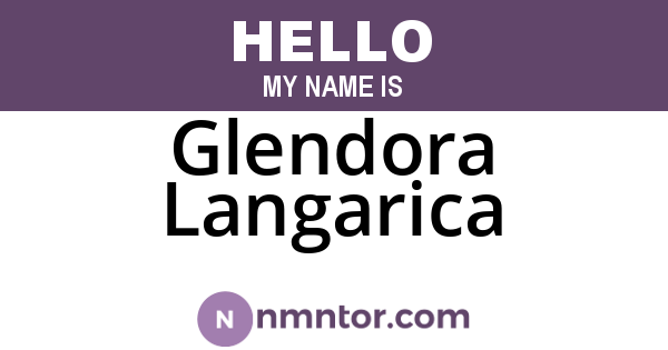 Glendora Langarica