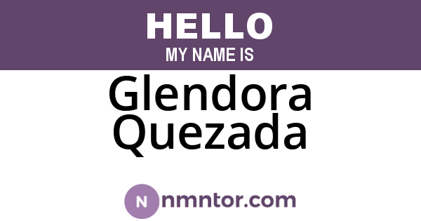 Glendora Quezada