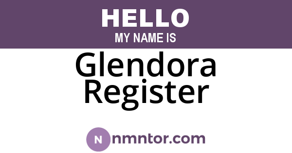 Glendora Register