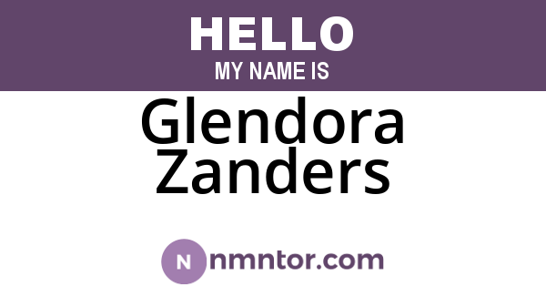 Glendora Zanders