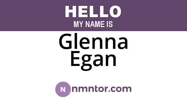 Glenna Egan