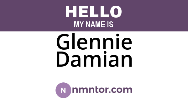 Glennie Damian