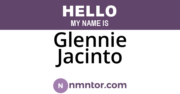 Glennie Jacinto