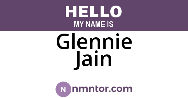 Glennie Jain