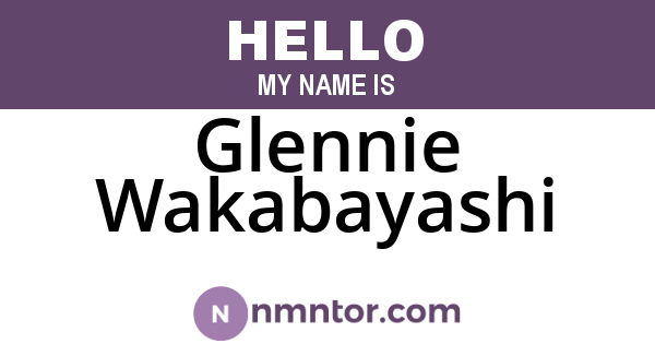 Glennie Wakabayashi