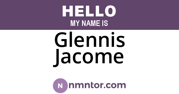 Glennis Jacome