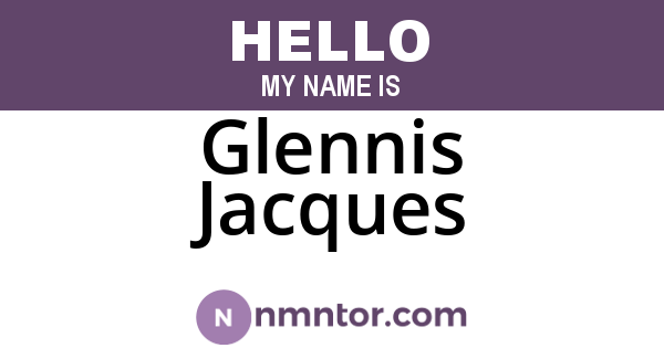 Glennis Jacques