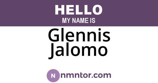 Glennis Jalomo