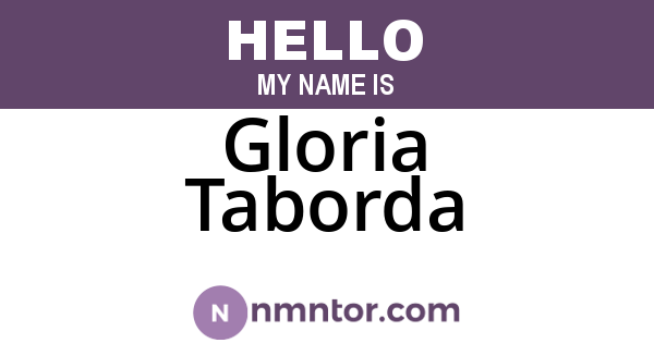 Gloria Taborda