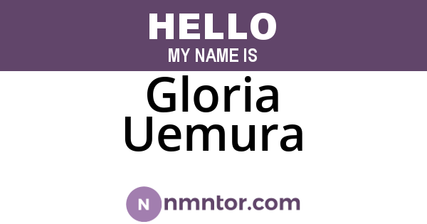 Gloria Uemura