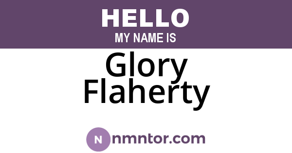 Glory Flaherty
