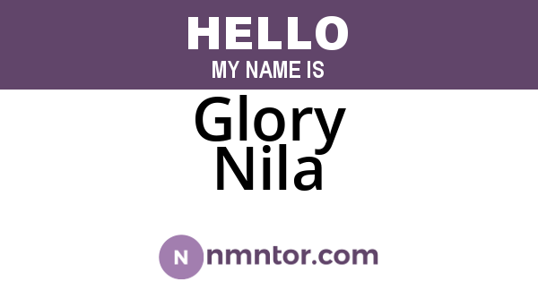 Glory Nila