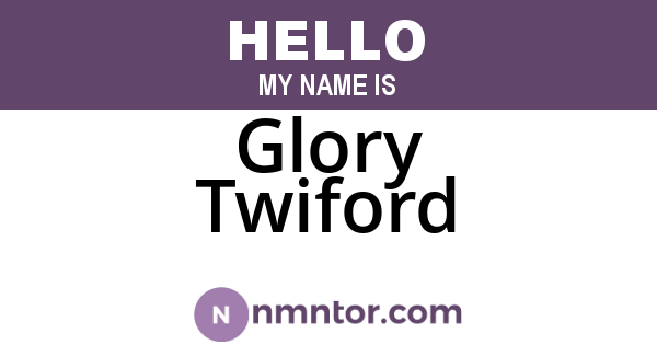 Glory Twiford