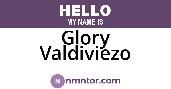 Glory Valdiviezo