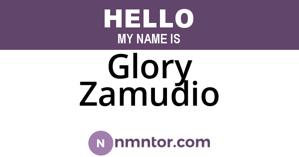 Glory Zamudio