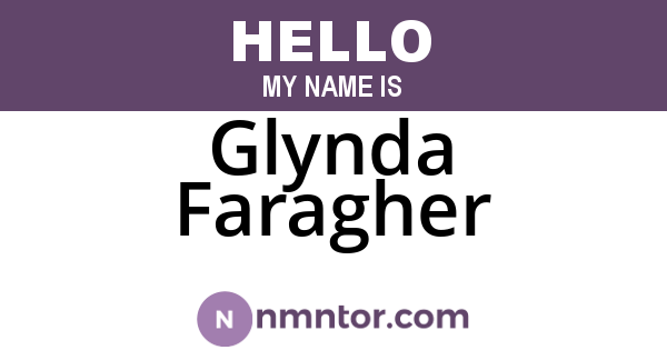Glynda Faragher