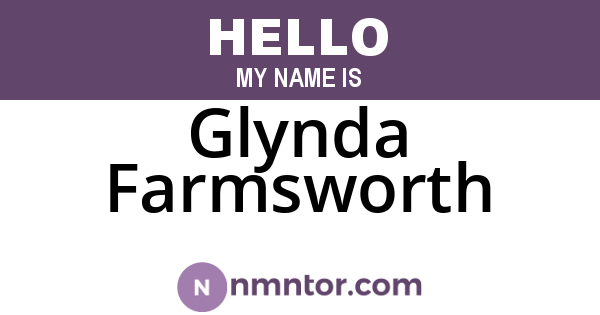 Glynda Farmsworth