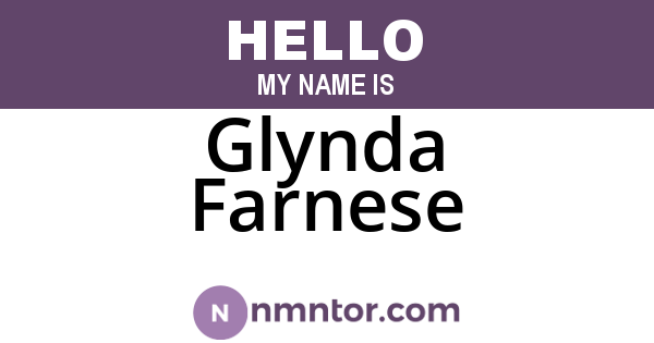 Glynda Farnese