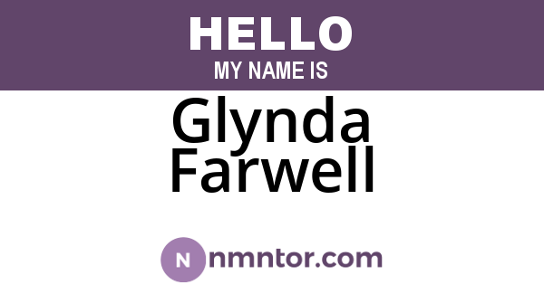 Glynda Farwell