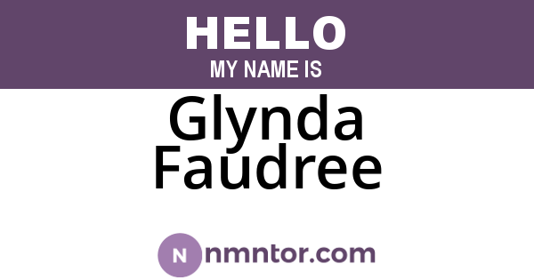 Glynda Faudree