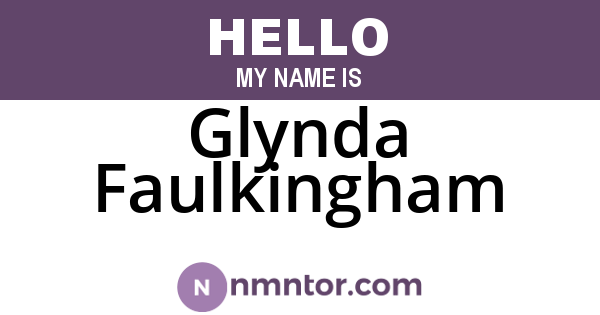 Glynda Faulkingham