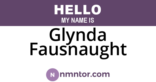 Glynda Fausnaught