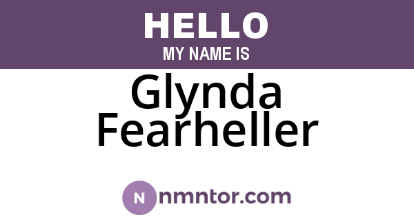 Glynda Fearheller