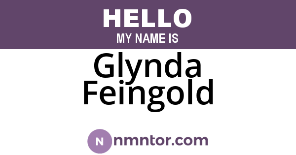 Glynda Feingold