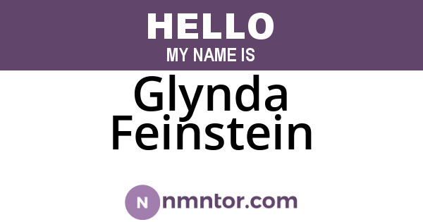 Glynda Feinstein