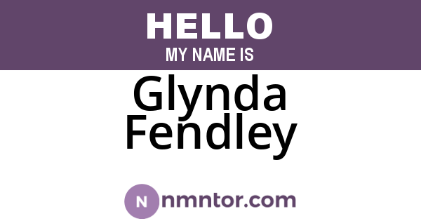Glynda Fendley