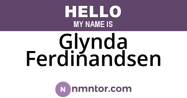 Glynda Ferdinandsen