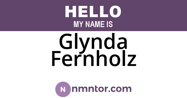 Glynda Fernholz