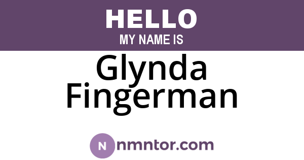 Glynda Fingerman