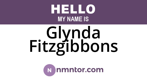 Glynda Fitzgibbons